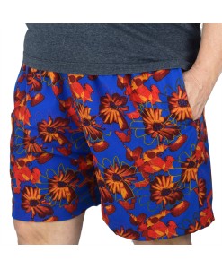 Short Estampado Tactel Elastano Extra Grande Bermuda Royal